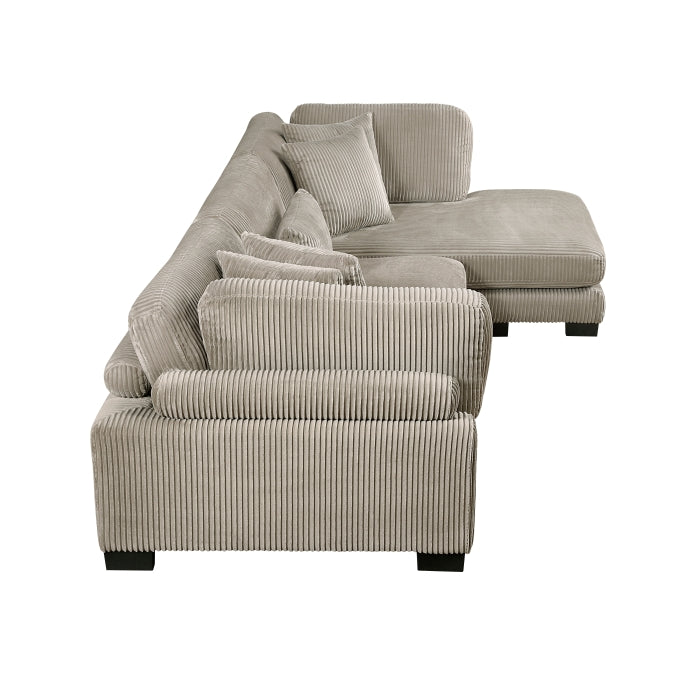 Traverse 3-Piece Modular Sectional with Reversible Chaise (8555GB*CRACVC)