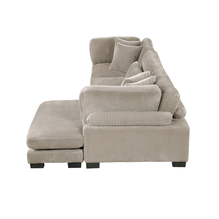 Traverse 3-Piece Modular Sectional with Reversible Chaise (8555GB*CRACVC)