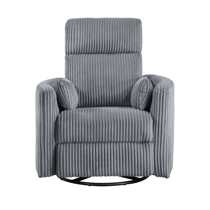 Traverse Swivel Glider Reclining Chair (8555GY-1SW)
