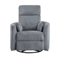 Traverse Swivel Glider Reclining Chair (8555GY-1SW)