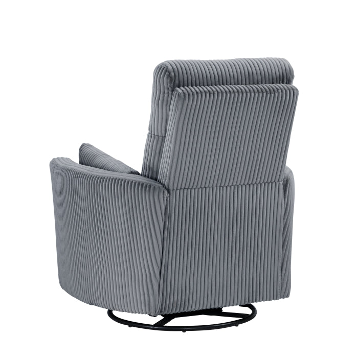 Traverse Swivel Glider Reclining Chair (8555GY-1SW)