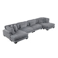 Traverse 4-Piece Modular Sectional with Reversible Chaise (8555GY*2AC2VC)