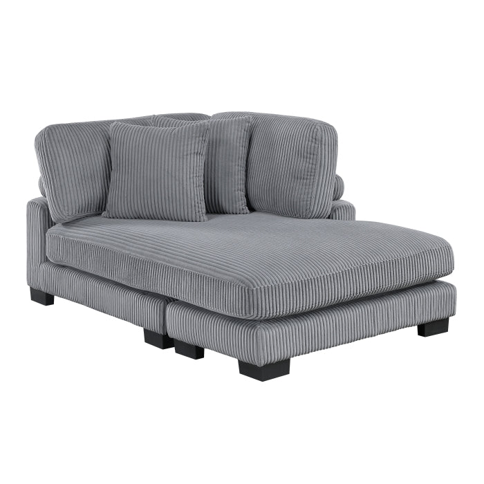 Traverse 4-Piece Modular Sectional with Reversible Chaise (8555GY*2AC2VC)