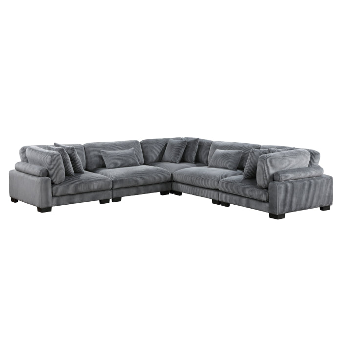 Traverse 5-Piece Modular Sectional (8555GY*2AC3CR)