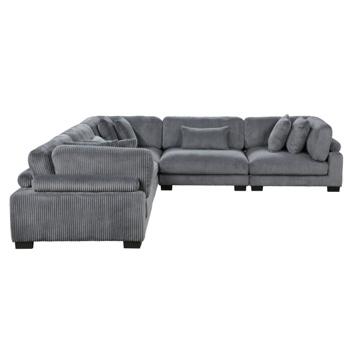 Traverse 5-Piece Modular Sectional (8555GY*2AC3CR)