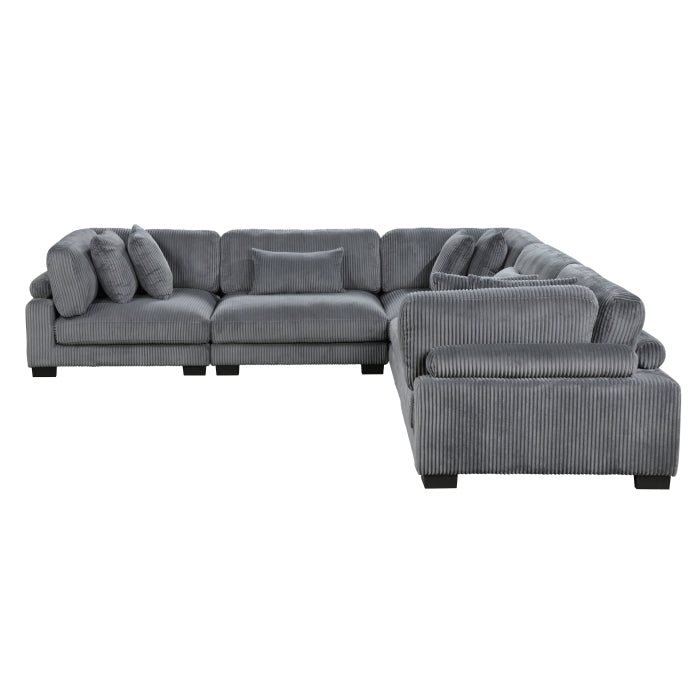 Traverse 5-Piece Modular Sectional (8555GY*2AC3CR)