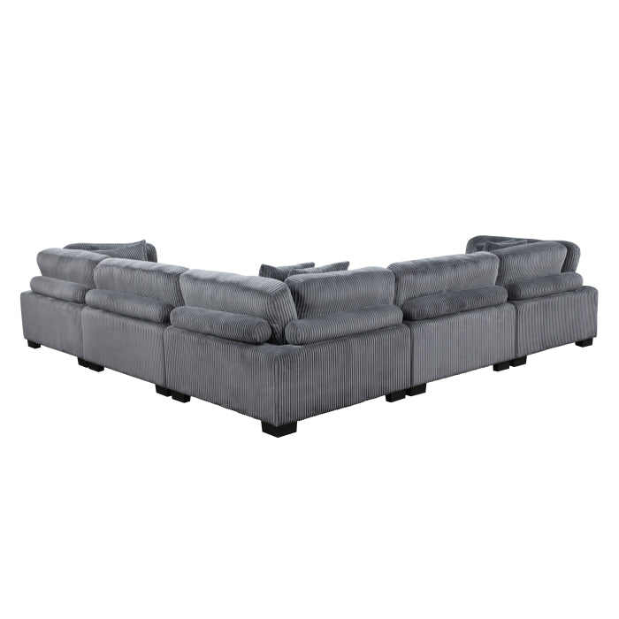 Traverse 5-Piece Modular Sectional (8555GY*2AC3CR)