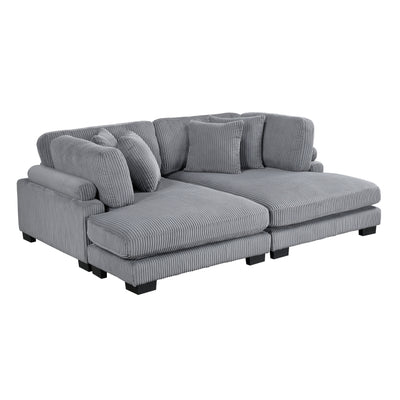 Traverse 2-Piece Chaise Lounge (8555GY*2VC)
