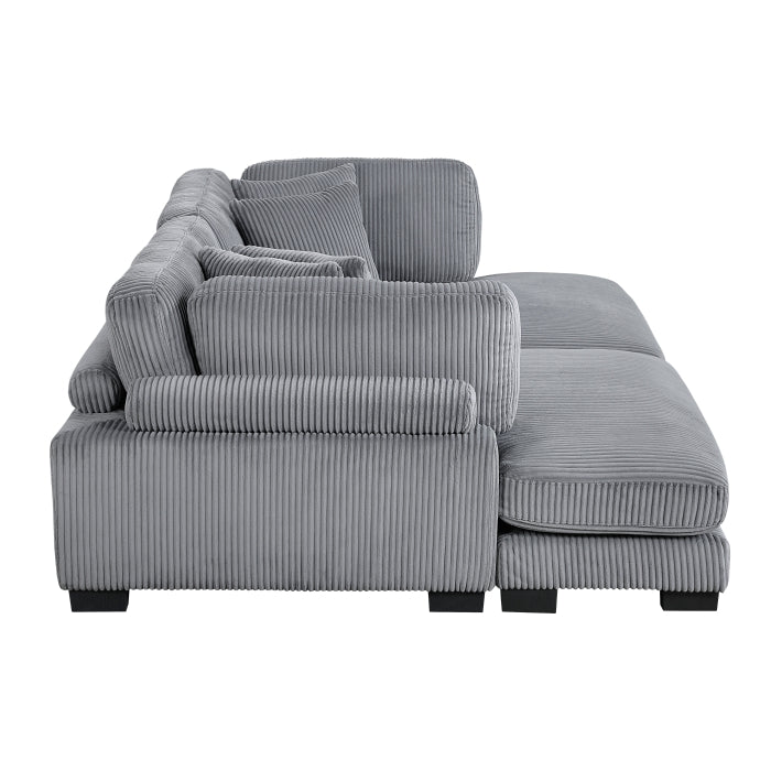 Traverse 2-Piece Chaise Lounge (8555GY*2VC)