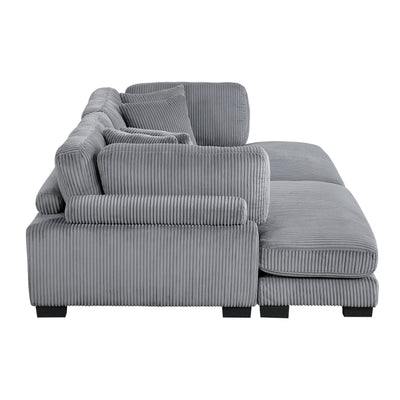 Traverse 2-Piece Chaise Lounge (8555GY*2VC)