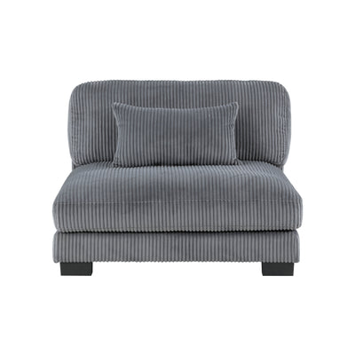 Traverse 5-Piece Modular Sectional with Ottoman (8555GY*3CRACOT)