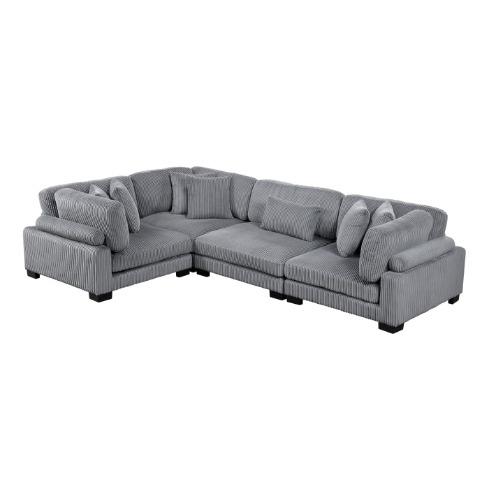 Traverse 4-Piece Modular Sectional (8555GY*3CRAC)