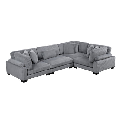 Traverse 4-Piece Modular Sectional (8555GY*3CRAC)