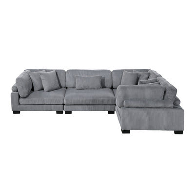 Traverse 4-Piece Modular Sectional (8555GY*3CRAC)