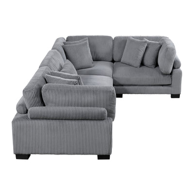 Traverse 4-Piece Modular Sectional (8555GY*3CRAC)