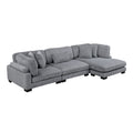 Traverse 3-Piece Modular Sectional with Reversible Chaise (8555GY*CRACVC)