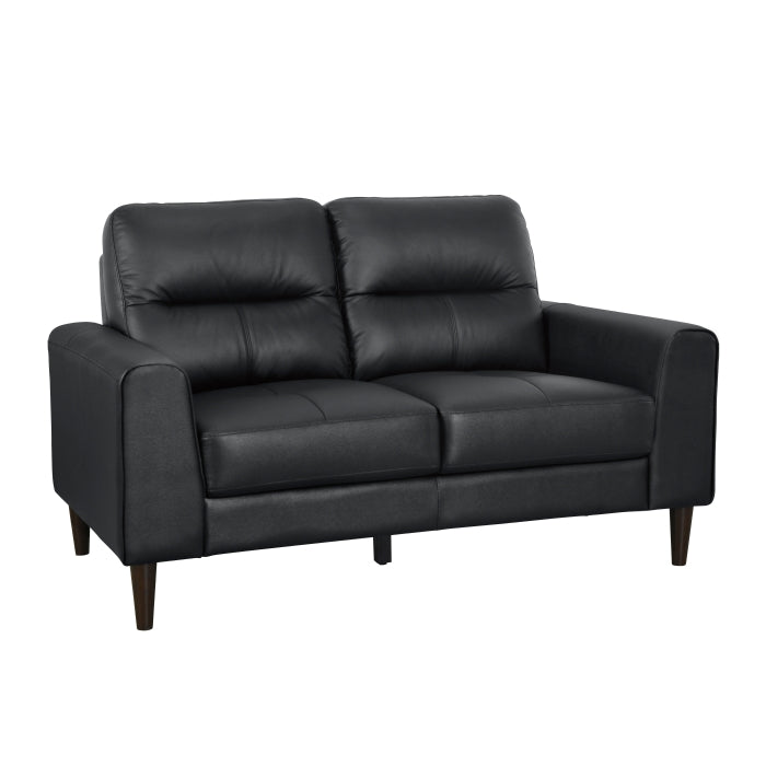 Lewes Love Seat (8566BLK-2)