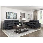 Lewes Sofa (8566BLK-3)