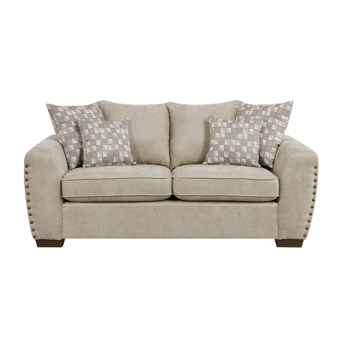 Silverthorne Love Seat - Light Brown