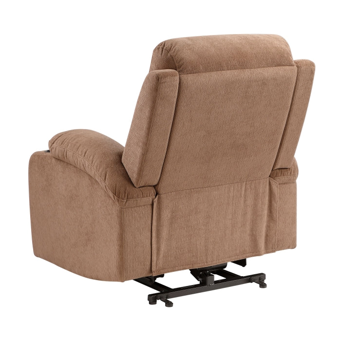 Sereno Power Lift Chair with Massage, Heat, Charging Ports and Cup-holders (9000BRW-1LTM)