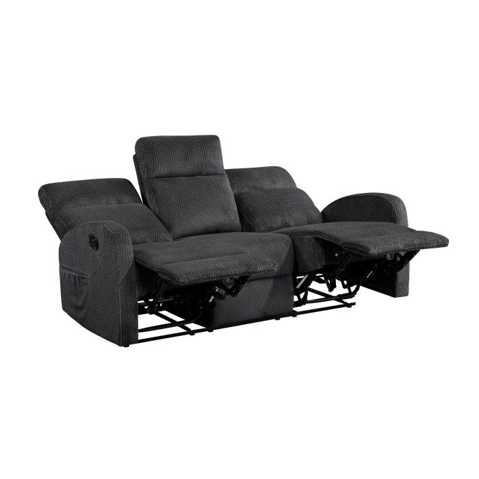 Allen Double Reclining Sofa (9147FDG-3)