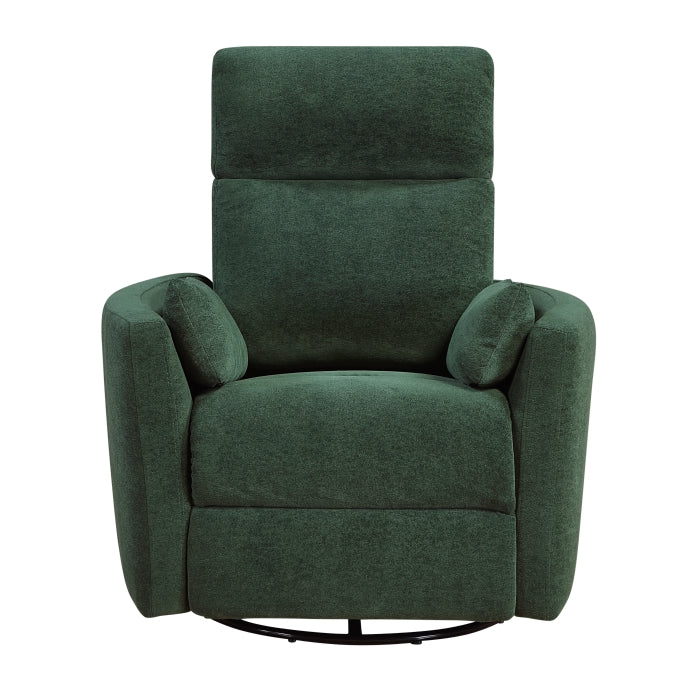 Desso Swivel Glider Reclining Chair (9148GRN-1SW)