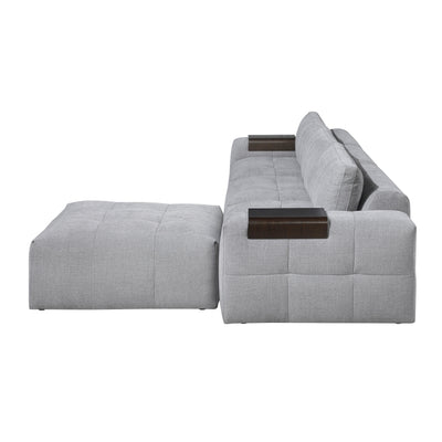 9155GY*41L1ROT 4-Piece Modular Sectional with Ottoman