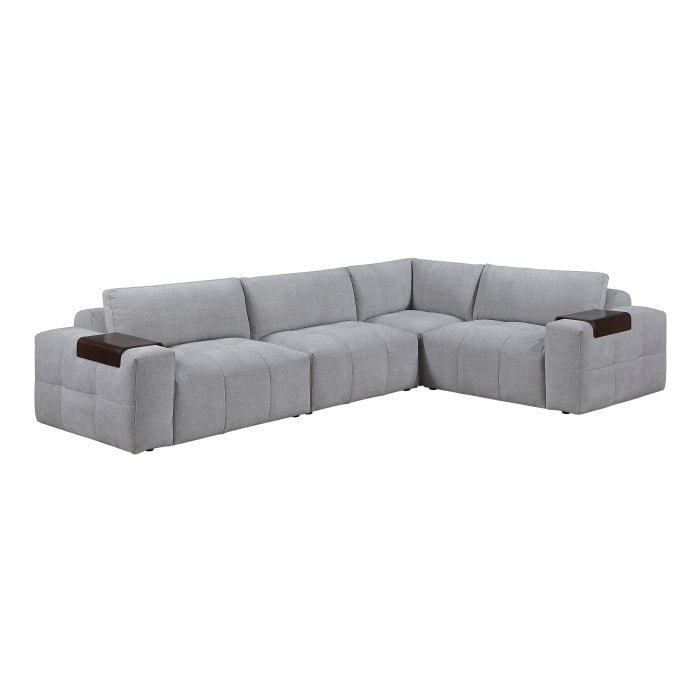 Tidal 4-Piece Modular Sectional (9155GY*41L1R)