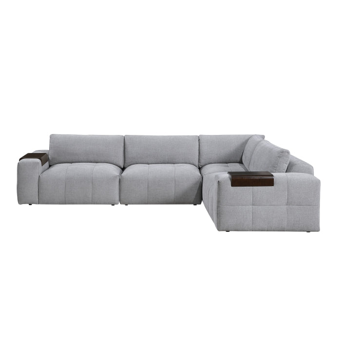 Tidal 4-Piece Modular Sectional (9155GY*41L1R)