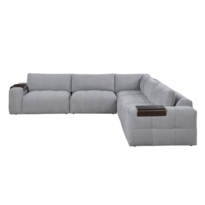 Tidal 5-Piece Modular Sectional (9155GY*51L1R)