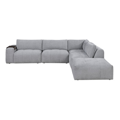 9155GY*51LOT 5-Piece Modular Sectional with Ottoman