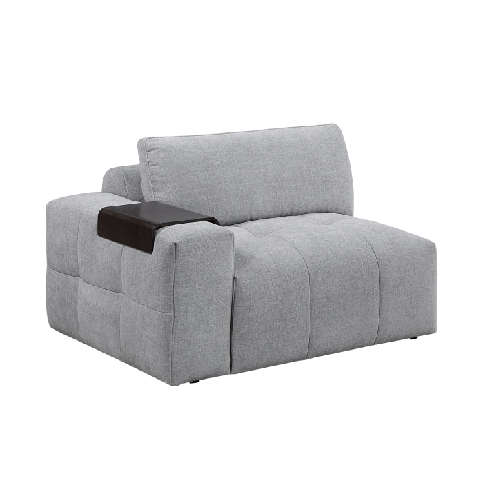 9155GY*61L1ROT 6-Piece Modular Sectional with Ottoman