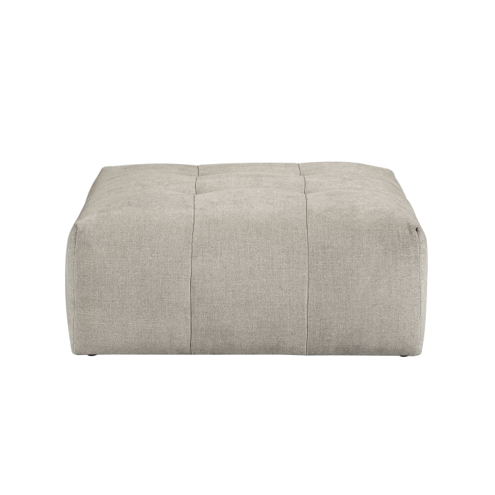 Tidal Ottoman with caster