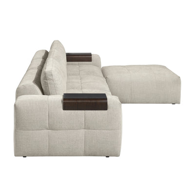 9155TP*41L1ROT 4-Piece Modular Sectional with Ottoman