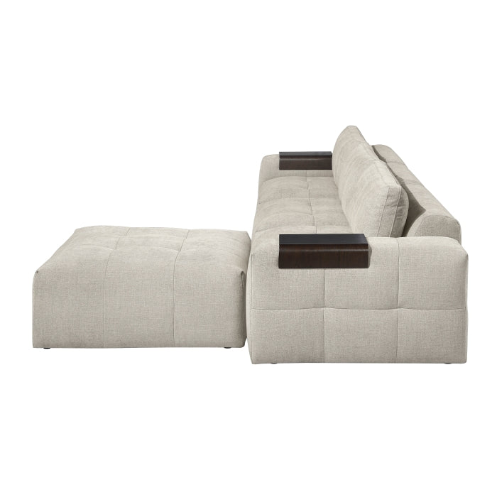 9155TP*41L1ROT 4-Piece Modular Sectional with Ottoman