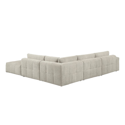 9155TP*51LOT 5-Piece Modular Sectional with Ottoman
