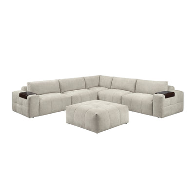 9155TP*61L1ROT 6-Piece Modular Sectional with Ottoman