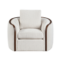 Loom Chenille Swivel Chair front view