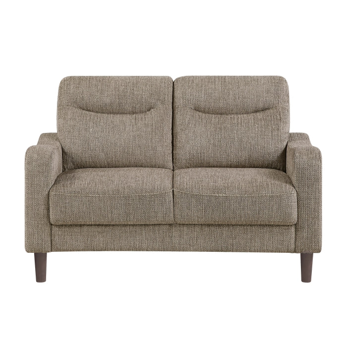 Linden Love Seat (9180BRW-2)