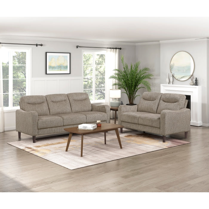 Linden Love Seat (9180BRW-2)