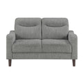 Linden Love Seat (9180GRY-2)