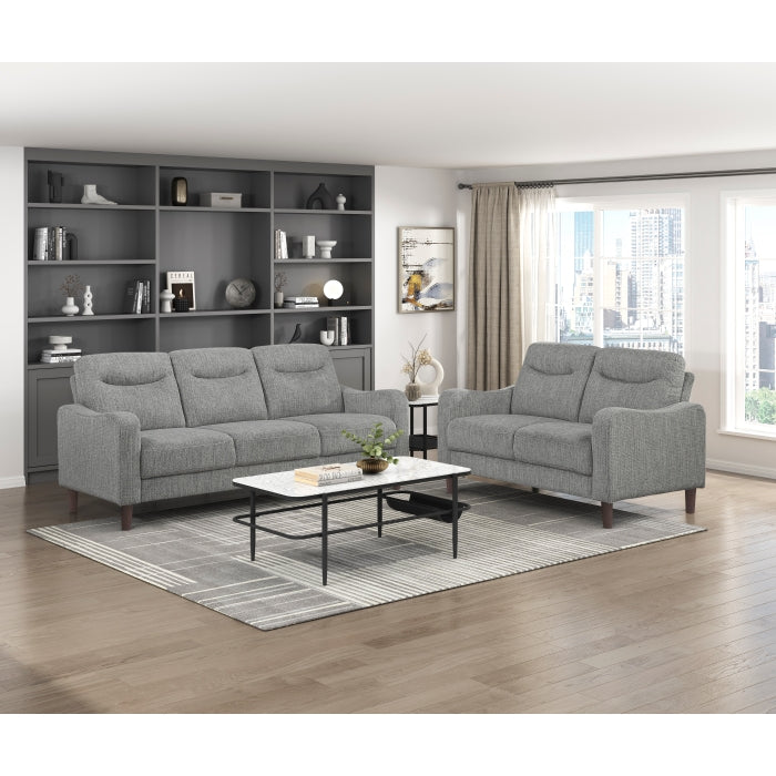 Linden Love Seat (9180GRY-2)