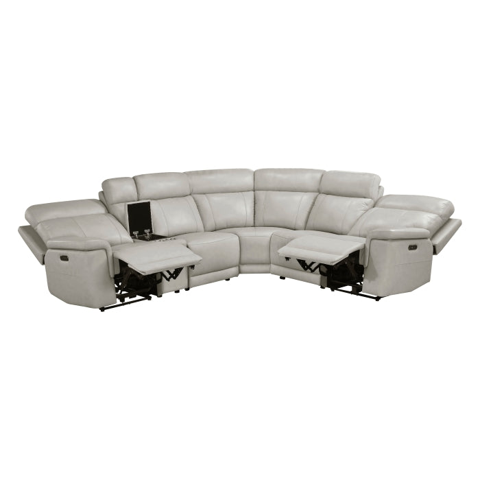 Celestia 6-Piece Modular Power Reclining Sectional with Power Headrests and Charging Ports