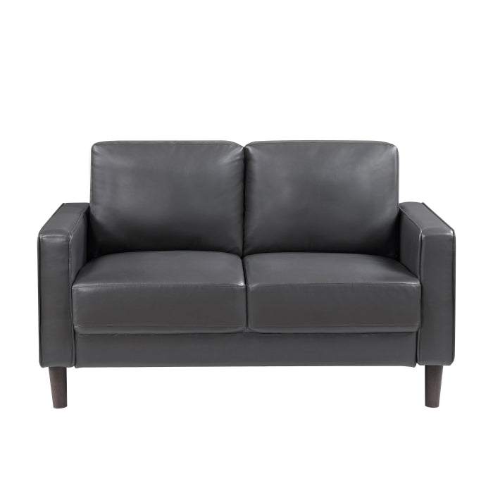 Malcolm Love Seat (9203DGY-2)
