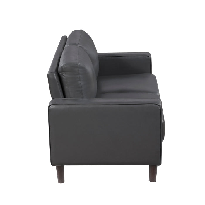 Malcolm Love Seat (9203DGY-2)