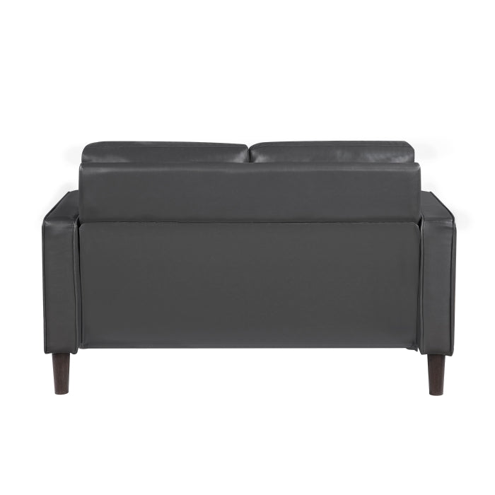 Malcolm Love Seat (9203DGY-2)