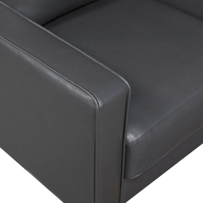 Malcolm Love Seat (9203DGY-2)