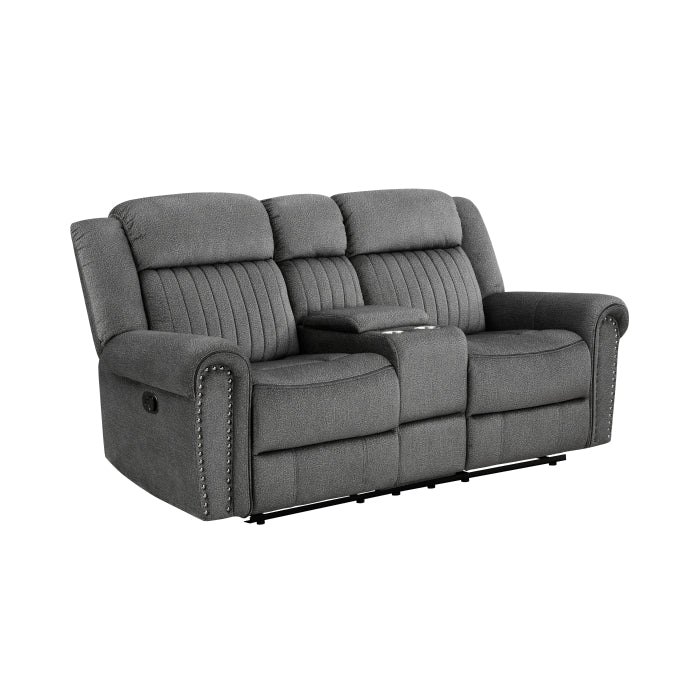 Brennen Reclining Loveseat — Charcoal Manual