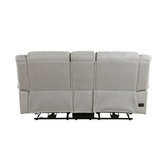 Brennen Reclining Loveseat — Mist Power