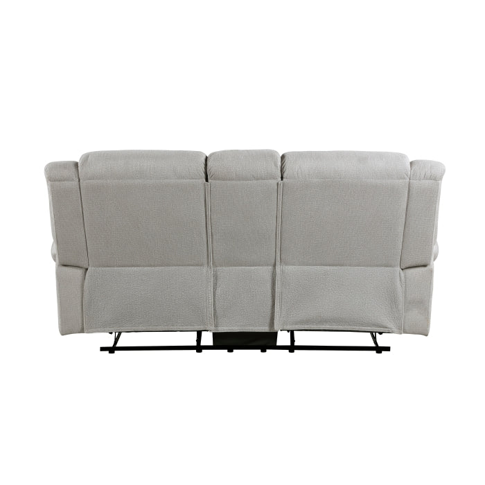Brennen Reclining Loveseat — Mist Manual